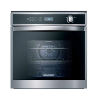 Forno de Embutir a Gás Brastemp 78 Litros Cor Inox com Convecção e Termômetro Meat Control - BOH84AR