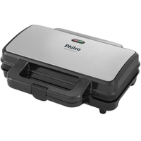 Sanduicheira E Grill, Inox Pgr02I, Preto, 110V, Philco - 110V