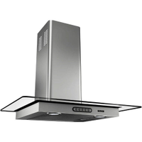 Coifa Terim Parede Vidro Reto Inox Duto Slim 80 Cm - 220V