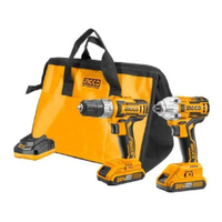 Kit Furadeira 3/8 E Parafusadeira 1/4 Brushless 20V + Bolsa