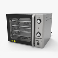 Forno Turbo Eletrico Convector Smart Basics Fcsb4ein Inox 220V - Venancio