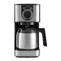 Cafeteira Britânia Concept Touch Inox BCF39I 30 cafézinhos 1,2L - 110V