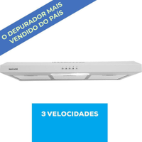 Depurador De Ar Suggar Slim 80cm 3 Velocidades Branco - 220V