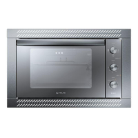 Forno de Embutir Elétrico Espelhado 44L com Grill e Timer Atlas U Top Style 220V - 220V