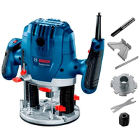 Tupia de Coluna 6 MM 1300W Profissional com Acessórios GOF 130 BOSCH - 110V