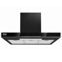 Coifa e Depurador EOS ECO90PTDP Premium Digital Touch Inox Preta 110V 110V - 110V