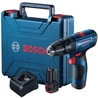 Parafusadeira e Furadeira de Impacto à Bateria 12v 2 Baterias e Maleta BOSCH GSB-120 Li - BIVOLT