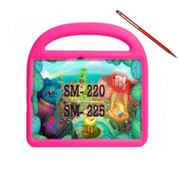 Capa Infantil Tablet Samsung Tab A7 Lite 8.7 T225 T220 - Cor: Rosa
