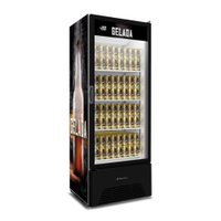 Cervejeira Vitrine Metalfrio 572 Litros VN50AH Optima - Frost Free, Adesivado