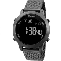 Relógio Champion Digital Mecanismo Lcd Ch40062C