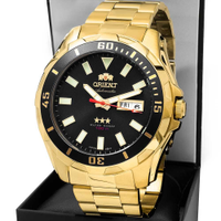 Relógio Orient Masculino Automático Três Estrelas 469GP078FP1KX