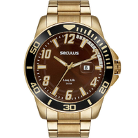 Relógio Seculus Masculino Long Life 44211GPSVDA3