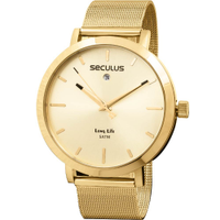 Relógio Seculus Masculino Long Life 44125GPSVDA2