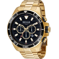 Relógio Seculus Masculino Cronógrafo 44076GPSVDA2