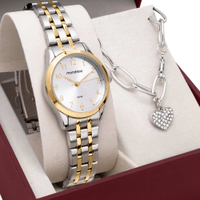 Kit Relógio Mondaine Feminino com Pulseira 32608LPMKBE3K2