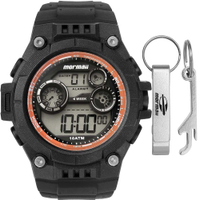Kit Relógio Mormaii Masculino Wave com Chaveiro MOLCDAAQE/K8P