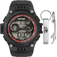 Kit Relógio Mormaii Masculino Wave com Chaveiro MOLCDAAQD/K8P