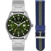 Relógio Orient Masculino Solartech Troca Pulseiras MBSS1453E2SX