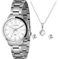 Kit Relógio Lince Feminino com Colar e brincos LRM4788L38K08DS2SX
