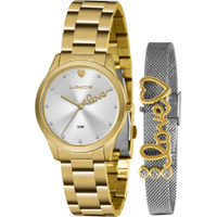 Kit Relógio Lince Feminino com Pulseira LRG4668LKZ96S1KX