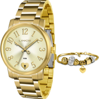 Kit Relógio Lince Feminino com Pulseira LRG4453LKT53C2KX
