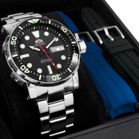 Relogio Orient Posseidon Automático Preto - F49Ss014 P1Sx