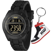 Kit Relógio Digital X-Watch Masculino com Chaveiro XMPPD797K0BQPXPX