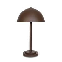 Luminária de Mesa Abajur Komaco Marrom Cortem