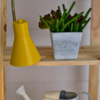 Luminária Presilha com Garra Amélia Amarelo