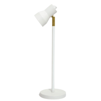 Luminária de Mesa Abajur Robbie Branca