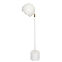 Luminária de Mesa Abajur Aniston Branca