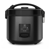 Panela de Arroz Elétrica Electrolux por Rita Lobo 3,5L Preta Efficient Visor Glass (ERC30)