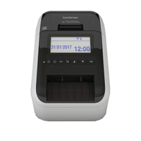 Impressora Térmica Brother QL820NWB, Preto/Vermelho, Wi-Fi, USB, Bluetooth, Preto, Bivolt