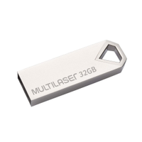 Pen Drive Multilaser Diamond 32GB USB 2.0 Metálico - PD851