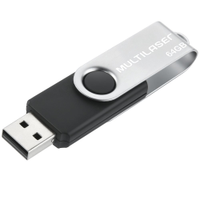 Pen Drive 64Gb Twist Pd590 Preto Multilaser