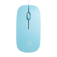 Mouse Maxprint Surface 1.200 DPI com fio, USB 2.0, Azul