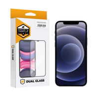 Pelicula Dual Glass para iPhone 12 - Preto - Gshield