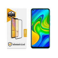 Pelicula Defender Glass para Xiaomi Redmi Note 9 - Preta - Gshield