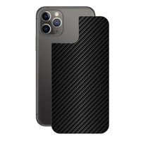 Pelicula iPhone 11 Pro -Traseira Fibra Carbono Preta-Gshield