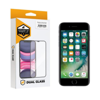 Pelicula Dual Glass para iPhone SE 2 - Preto - Gshield