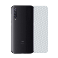 Pelicula Traseira de Fibra de Carbono Transparente para Xiaomi Mi 9 - Gorila Shield