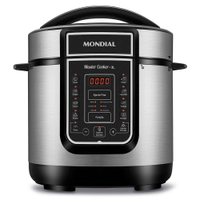 Panela Elétrica Pressão 220V Preto/Inox - 220V