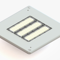 Luminária Posto De Combustível 200w Led Osram 18000l Combate