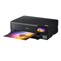 Multifuncional Epson Ecotank L8180, Colorida, USB, Wi-Fi, Preto, 110V
