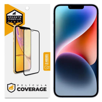 Pelicula para iPhone 14 Plus - Coverage 5D Pro Preta - Gshield