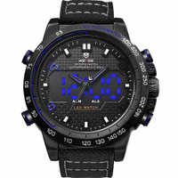 Relógio Weide Masculino Anadigi WH6102B-8C