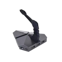Mouse Bungee Usb Hub 3 Portas Leitor Microsd Mb-200Si C3Tech