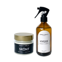 Kit Combo Vela Aromática de Amêndoas e Flor de Laranjeira e Aromatizador de Ambiente de Bambu