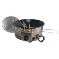 Fritadeira Elétrica 7L Esmalte Preto com Escumadeira 220V - 220V