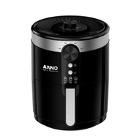 Fritadeira Arno Airfry Moderna Preta Sem Óleo 127V Capacidade de 3,5L - 110V